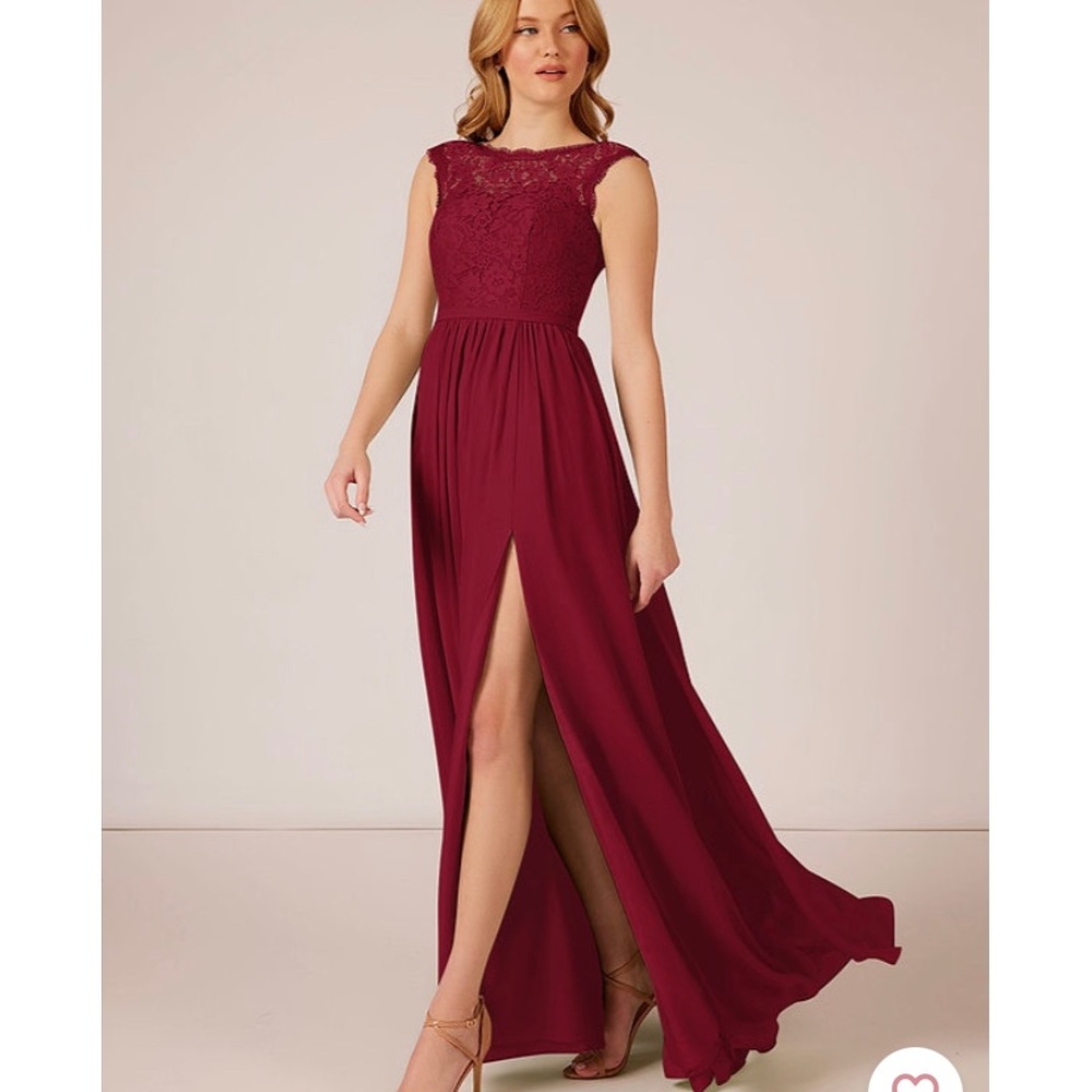 Women’s gown, worn once. Burgundy.